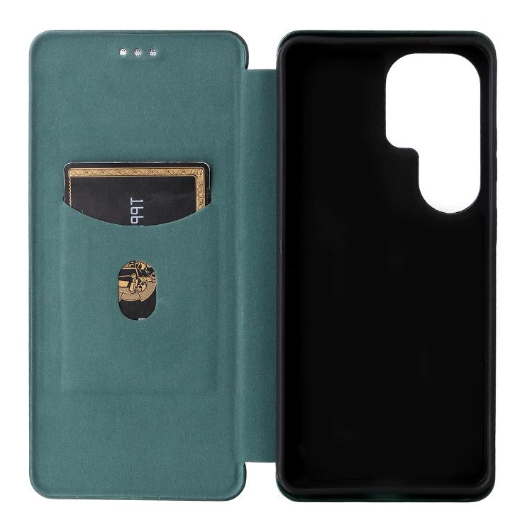 For Samsung Galaxy S26 Ultra 5G Carbon Fiber Texture Flip Leather Phone Case