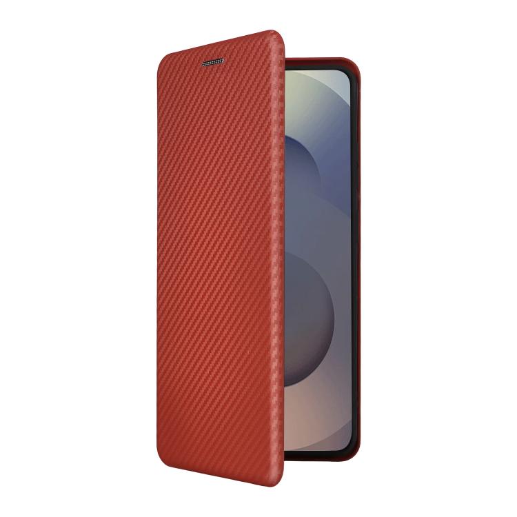 For Samsung Galaxy S26 Ultra 5G Carbon Fiber Texture Flip Leather Phone Case