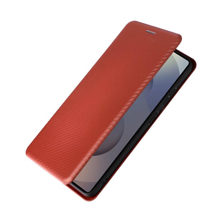For Samsung Galaxy S26 Ultra 5G Carbon Fiber Texture Flip Leather Phone Case