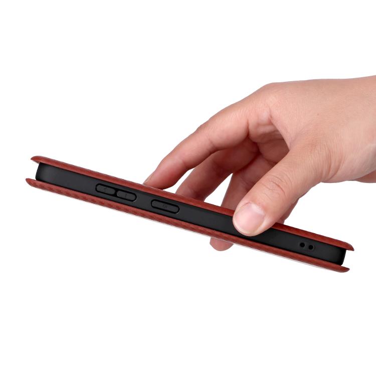 For Samsung Galaxy S26 Ultra 5G Carbon Fiber Texture Flip Leather Phone Case