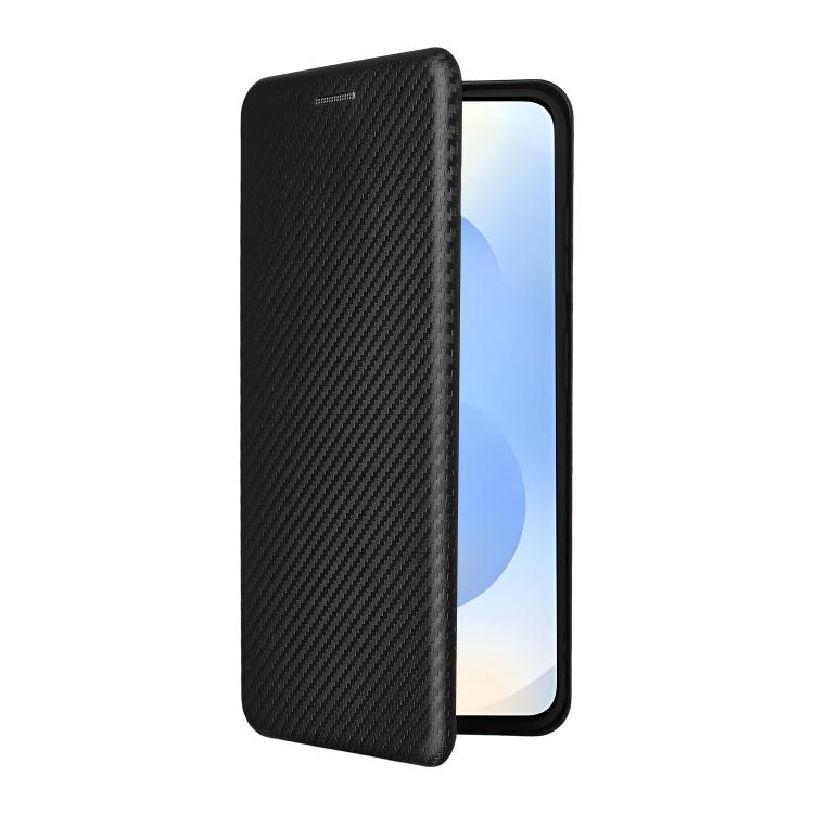 For Samsung Galaxy S26 5G Carbon Fiber Texture Flip Leather Phone Case