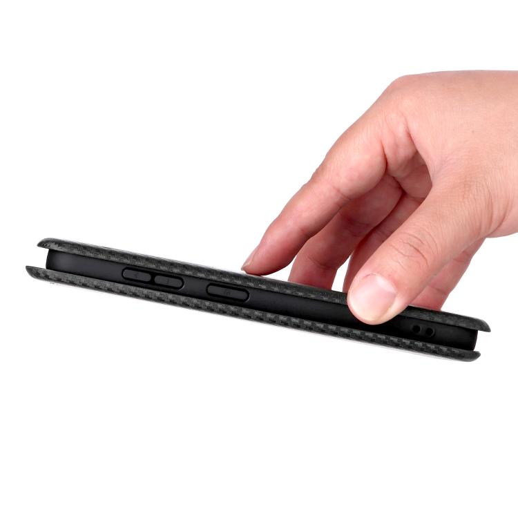 For Samsung Galaxy S26 5G Carbon Fiber Texture Flip Leather Phone Case