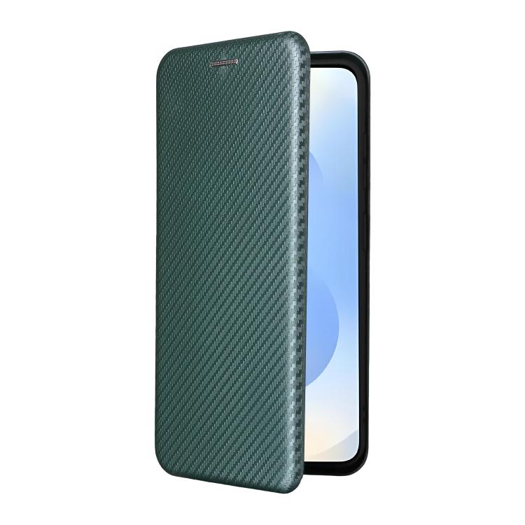 For Samsung Galaxy S26 5G Carbon Fiber Texture Flip Leather Phone Case
