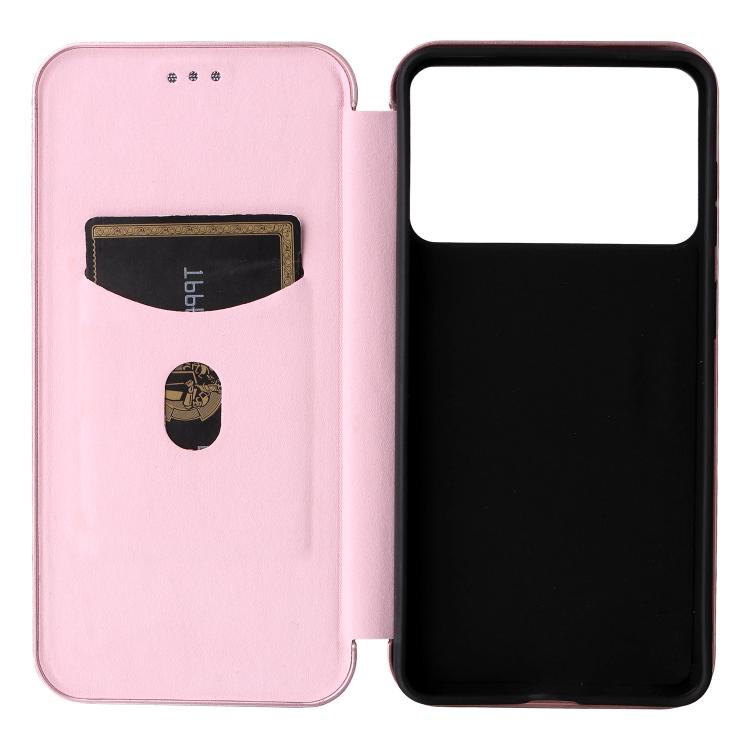 For Samsung Galaxy S26 Edge 5G Carbon Fiber Texture Flip Leather Phone Case