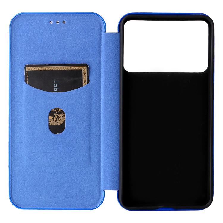 For Samsung Galaxy S26 Edge 5G Carbon Fiber Texture Flip Leather Phone Case