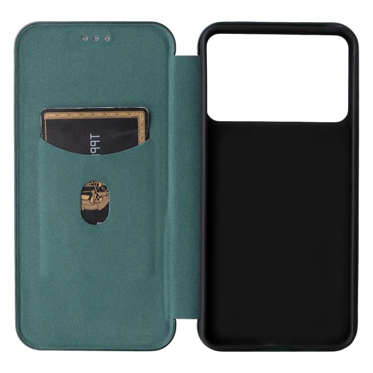 For Samsung Galaxy S26 Edge 5G Carbon Fiber Texture Flip Leather Phone Case