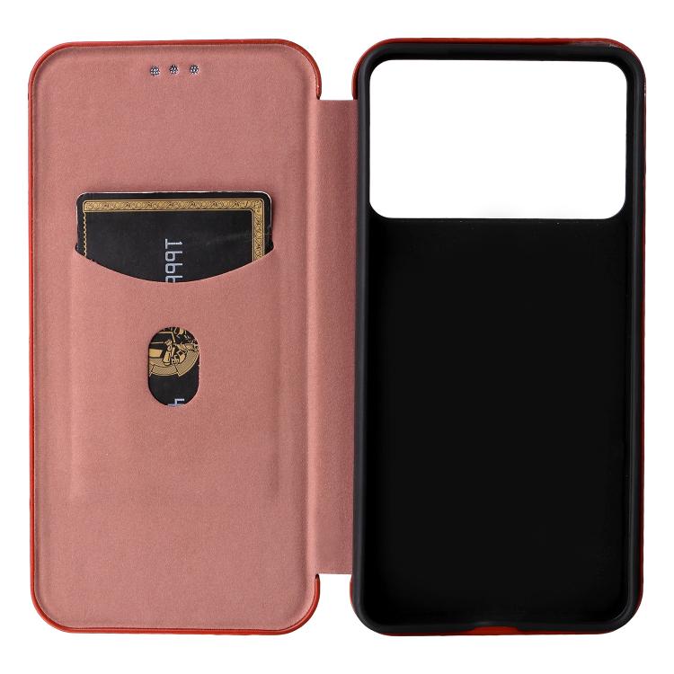 For Samsung Galaxy S26 Edge 5G Carbon Fiber Texture Flip Leather Phone Case