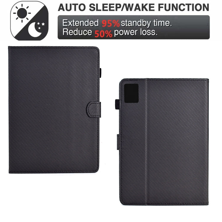 For Xiaomi Pad 6 / 6 Pro Solid Color Fiber Texture Smart Tablet Leather Case