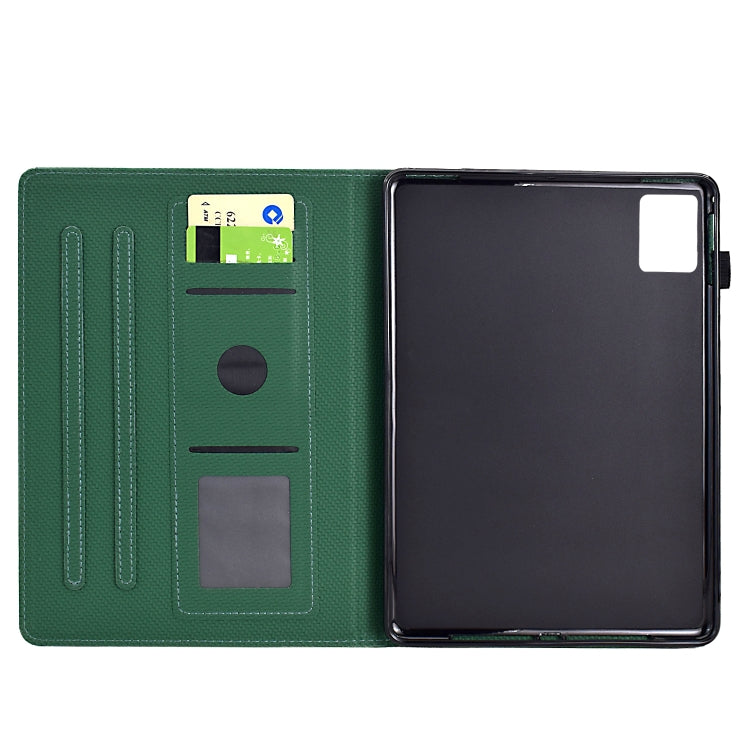 For Xiaomi Pad 6 / 6 Pro Solid Color Fiber Texture Smart Tablet Leather Case