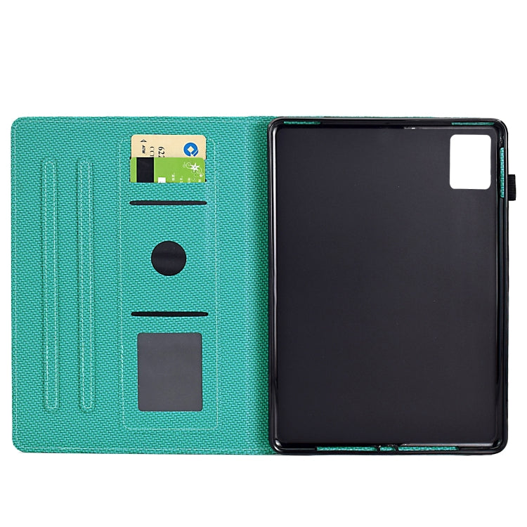 For Xiaomi Pad 6 / 6 Pro Solid Color Fiber Texture Smart Tablet Leather Case