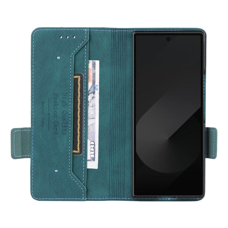 For Samsung Galaxy Z Fold6 Magnetic Clasp Leather Phone Case