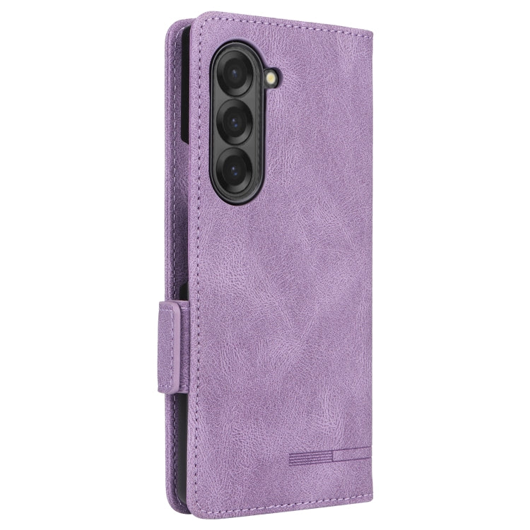 For Samsung Galaxy Z Fold6 Magnetic Clasp Leather Phone Case