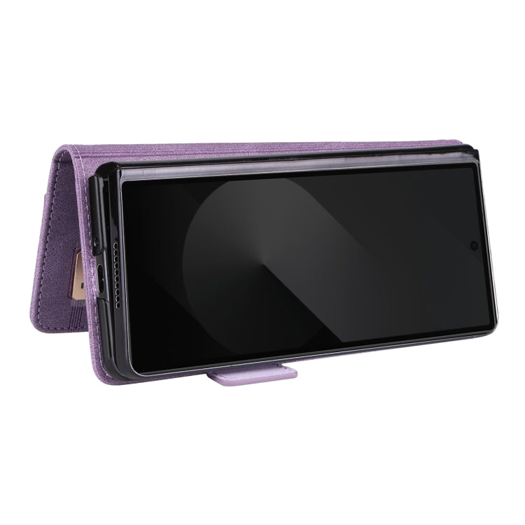 For Samsung Galaxy Z Fold6 Magnetic Clasp Leather Phone Case