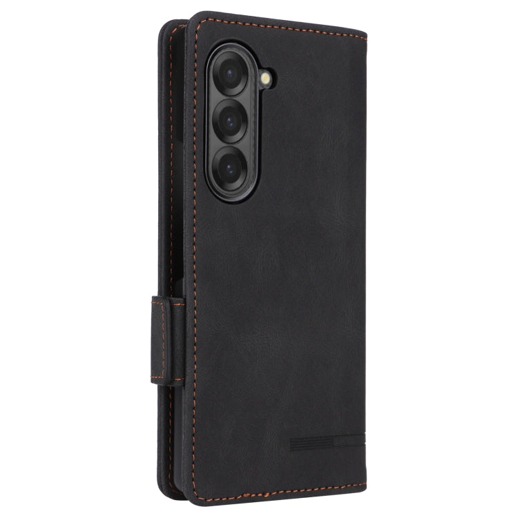 For Samsung Galaxy Z Fold6 Magnetic Clasp Leather Phone Case