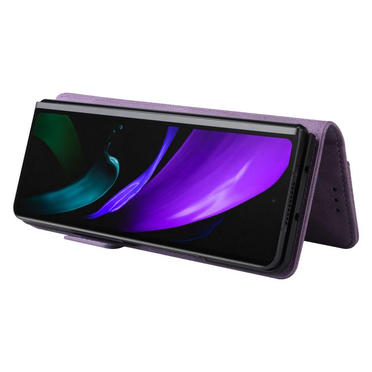 For Samsung Galaxy Z Fold7 5G Magnetic Clasp Leather Phone Case