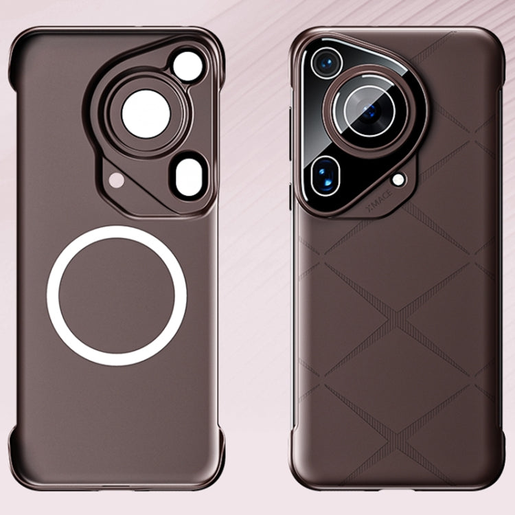 For Huawei Pura 70 Pro Borderless Upshrink Camera Protection Magnetic Phone Case