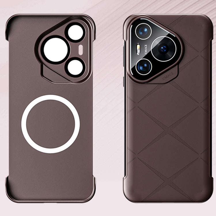 For Huawei Pura 70 Borderless Upshrink Camera Protection Magnetic Phone Case