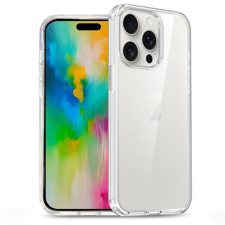 For iPhone 16 Pro Glitter Powder TPU Hybrid PC Phone Case
