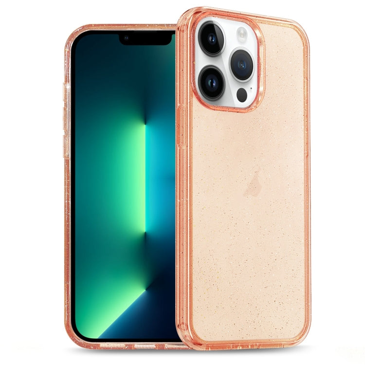 For iPhone 12 Pro Max Glitter Powder TPU Hybrid PC Phone Case