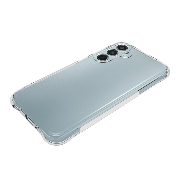 For Samsung Galaxy M35 5G Shockproof Non-slip Thickening TPU Phone Case - Transparent