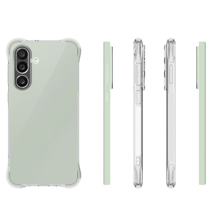 For Samsung Galaxy M56 5G Shockproof Non-slip Thickening TPU Phone Case - Transparent
