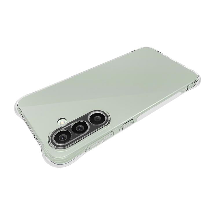 For Samsung Galaxy M56 5G Shockproof Non-slip Thickening TPU Phone Case - Transparent