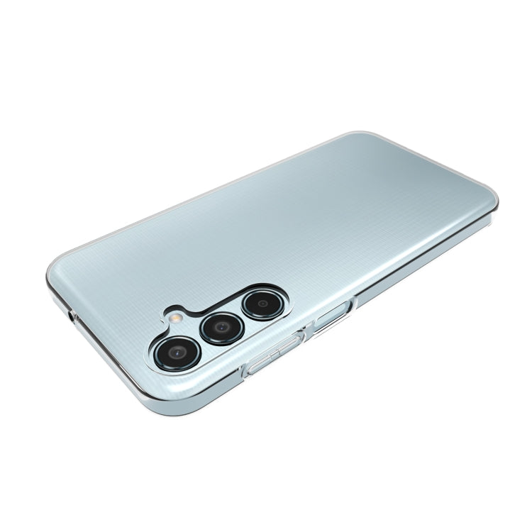 For Samsung Galaxy M35 5G Waterproof Texture TPU Phone Case - Transparent