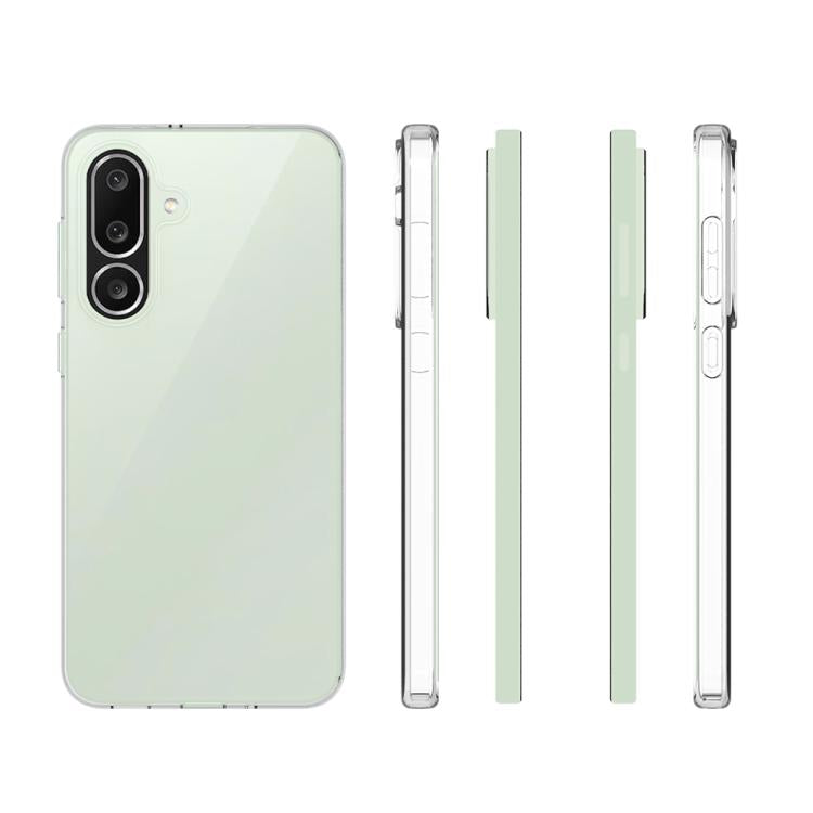 For Samsung Galaxy M56 5G Waterproof Texture TPU Phone Case - Transparent
