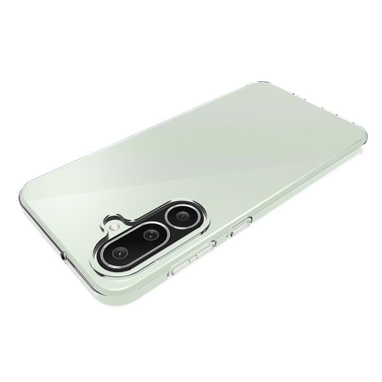 For Samsung Galaxy M56 5G Waterproof Texture TPU Phone Case - Transparent
