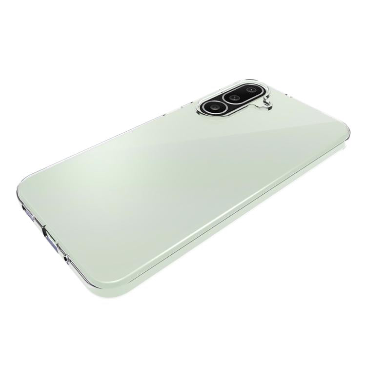 For Samsung Galaxy M56 5G Waterproof Texture TPU Phone Case - Transparent