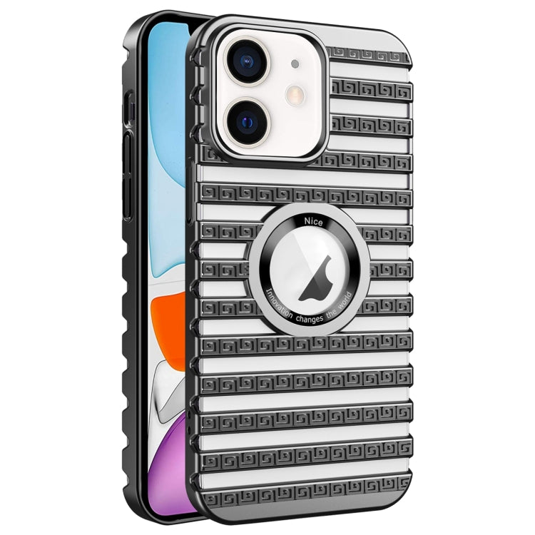 For iPhone 11 Cooling Ladder Electroplated Hollow Phone Case