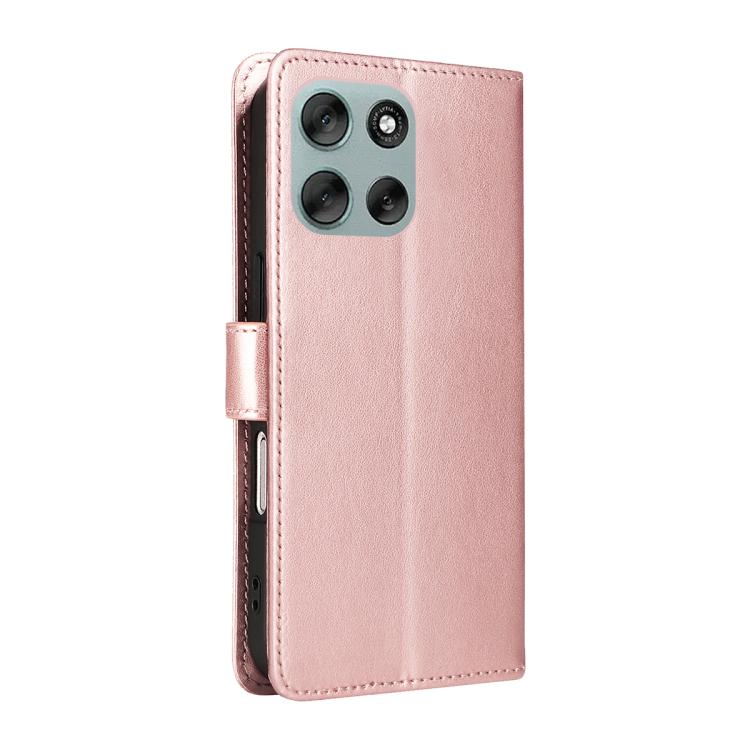 For Motorola Moto G56 5G Cat and Bee Embossed Flip Leather Phone Case