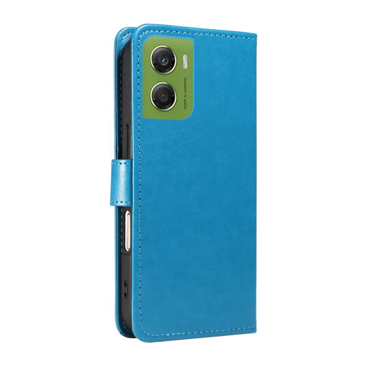 For Motorola Moto G06 4G Cat and Bee Embossed Flip Leather Phone Case