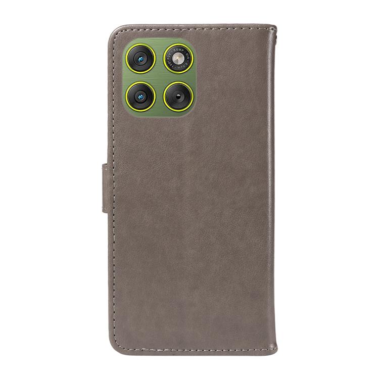 For Motorola Edge 70 5G Cat and Bee Embossed Flip Leather Phone Case