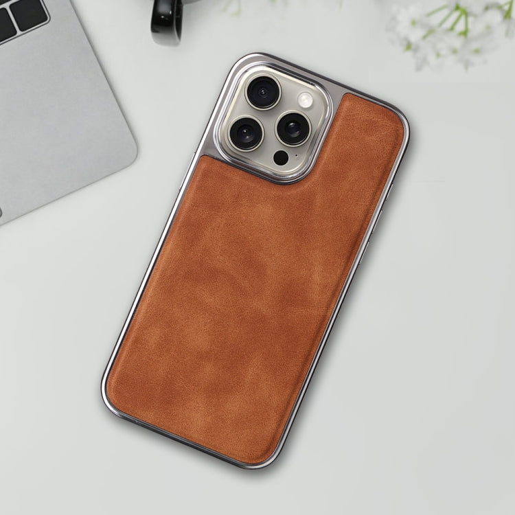 For iPhone 13 Pro Max Electroplated Side PU Hybrid TPU MagSafe Phone Case