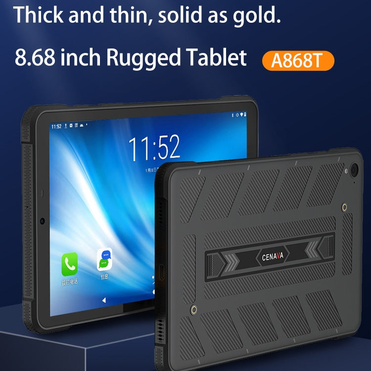 CENAVA A868T IP68 Rugged Tablet PC, 8GB+128GB, 8.68 inch Android 13 MT8788 Octa Core, 4G Network