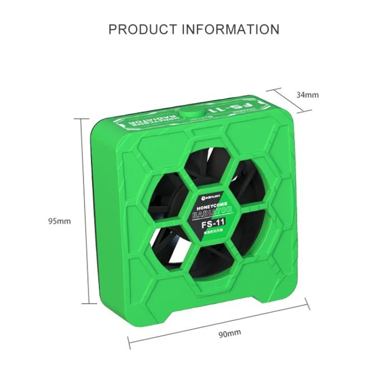 Mijing FS-11 Cooling + UV Curing + Smoke Extraction Honeycomb Radiating Fan