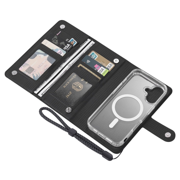 For iPhone 13 Pro Max ViLi GHA-C Series RFID MagSafe Magnetic Flip Leather Phone Case