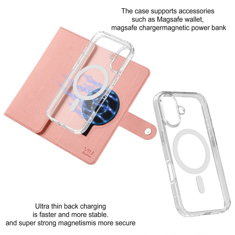 For iPhone 13 ViLi GHA-C Series RFID MagSafe Magnetic Flip Leather Phone Case