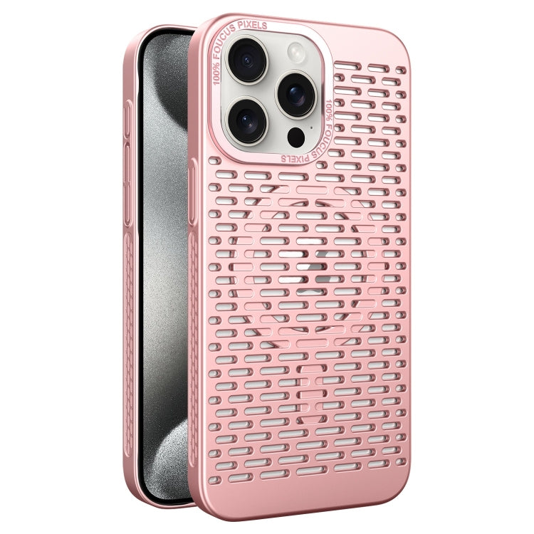 For iPhone 15 Pro Max Hollow Cooling MagSafe Phone Case