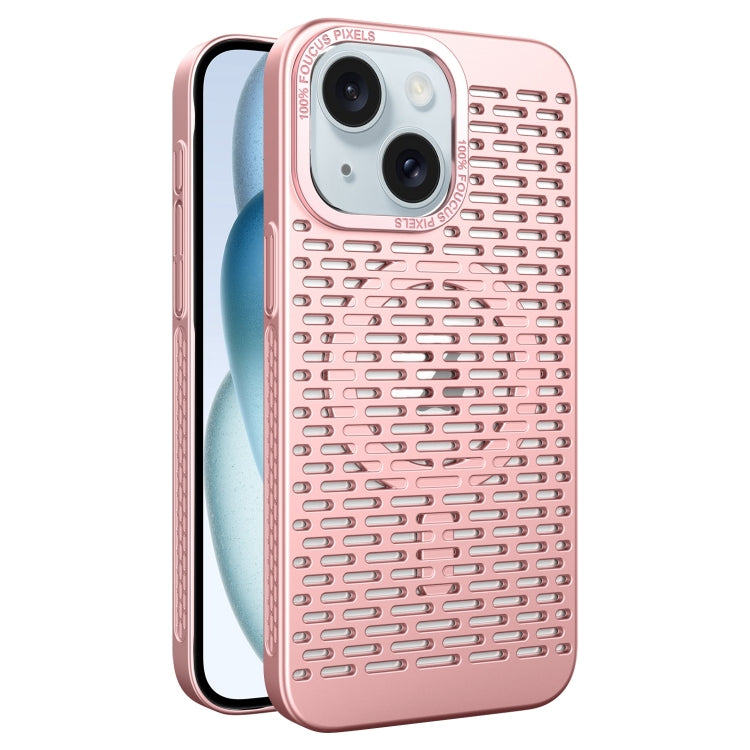 For iPhone 15 Hollow Cooling MagSafe Phone Case