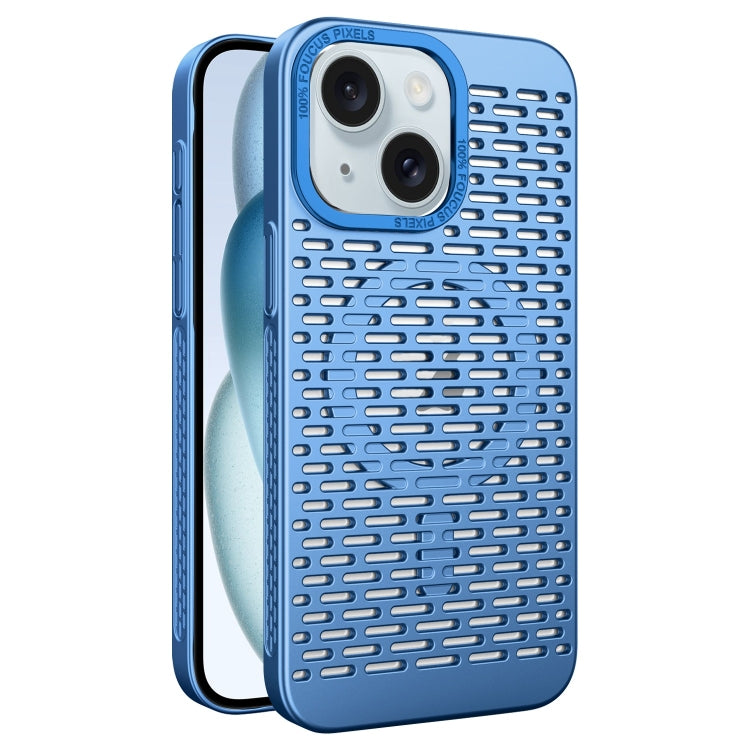 For iPhone 15 Hollow Cooling MagSafe Phone Case