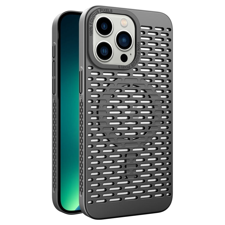 For iPhone 13 Pro Max Hollow Cooling MagSafe Phone Case