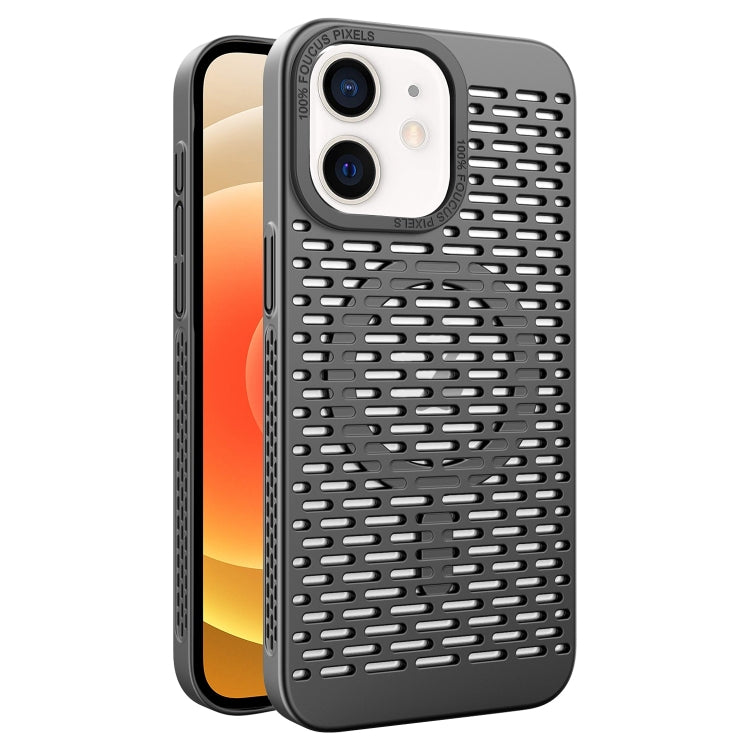 For iPhone 12 Hollow Cooling MagSafe Phone Case