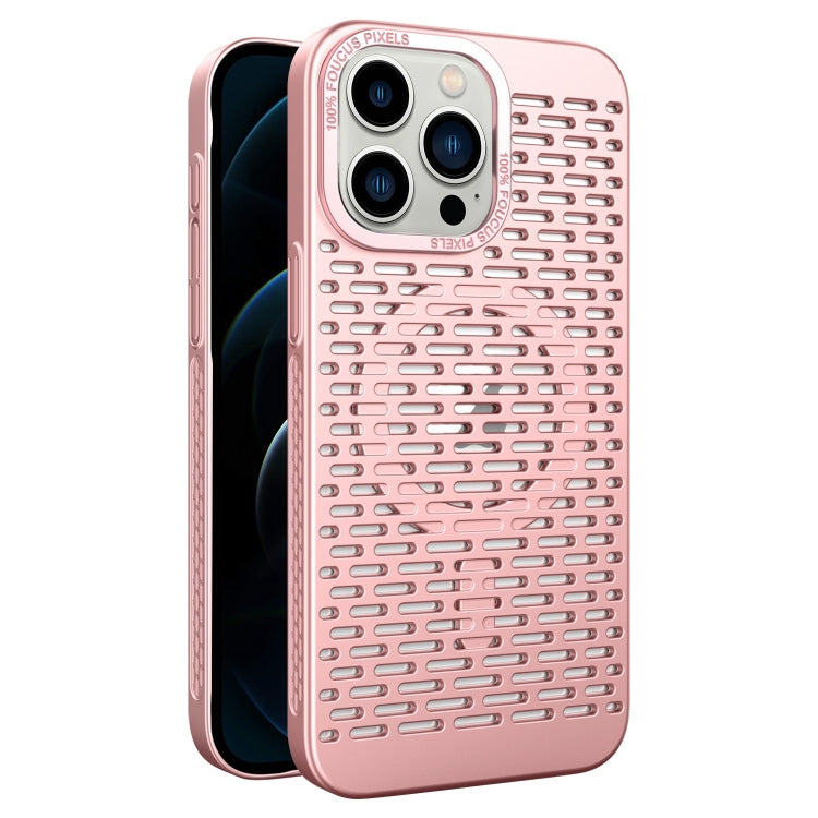 For iPhone 12 Pro Max Hollow Cooling MagSafe Phone Case