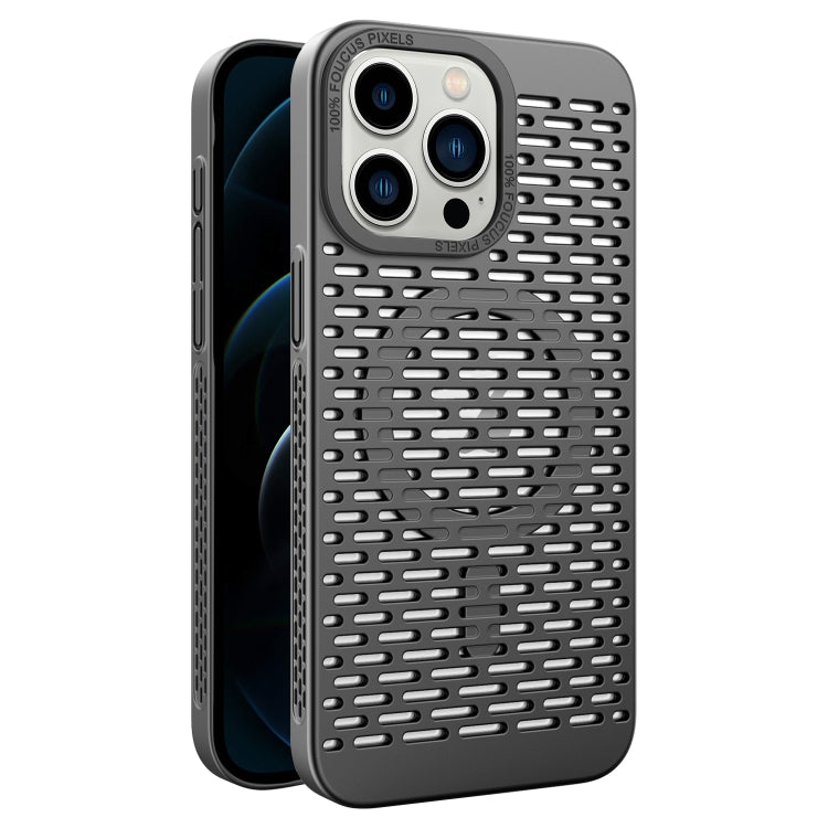 For iPhone 12 Pro Max Hollow Cooling MagSafe Phone Case