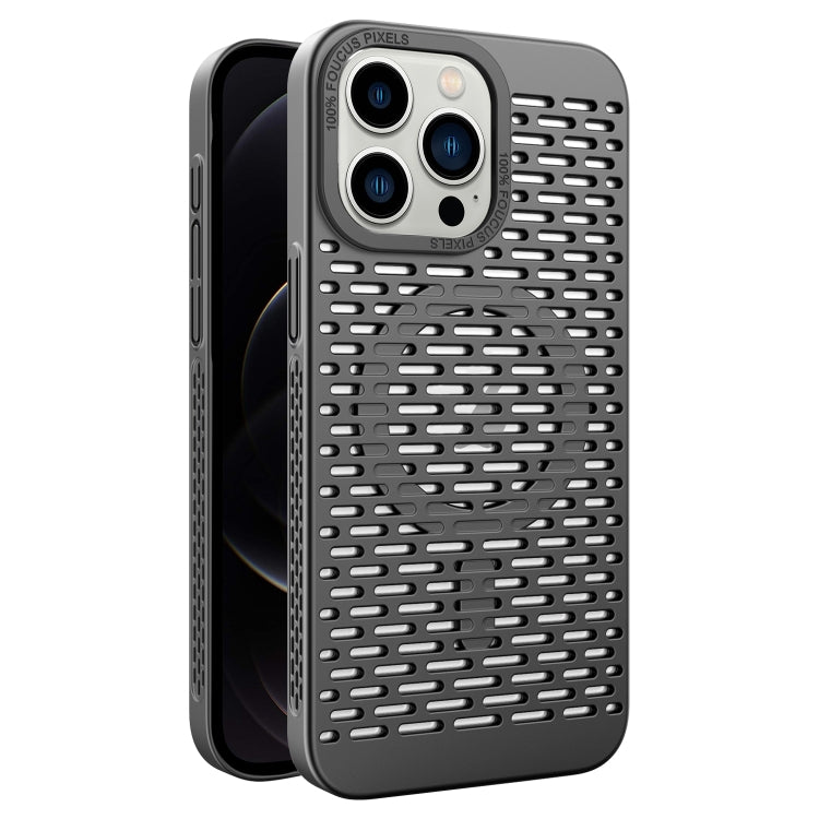 For iPhone 12 Pro Hollow Cooling MagSafe Phone Case