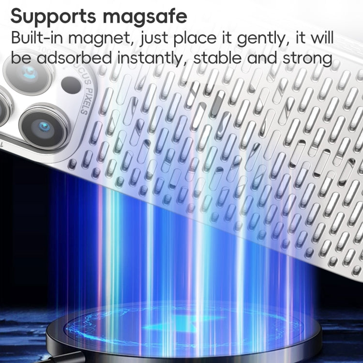 For iPhone 15 Hollow Cooling MagSafe Phone Case
