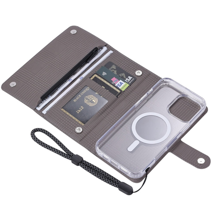 For iPhone 15 Plus ViLi GHB-C Series RFID MagSafe Magnetic Flip Leather Phone Case