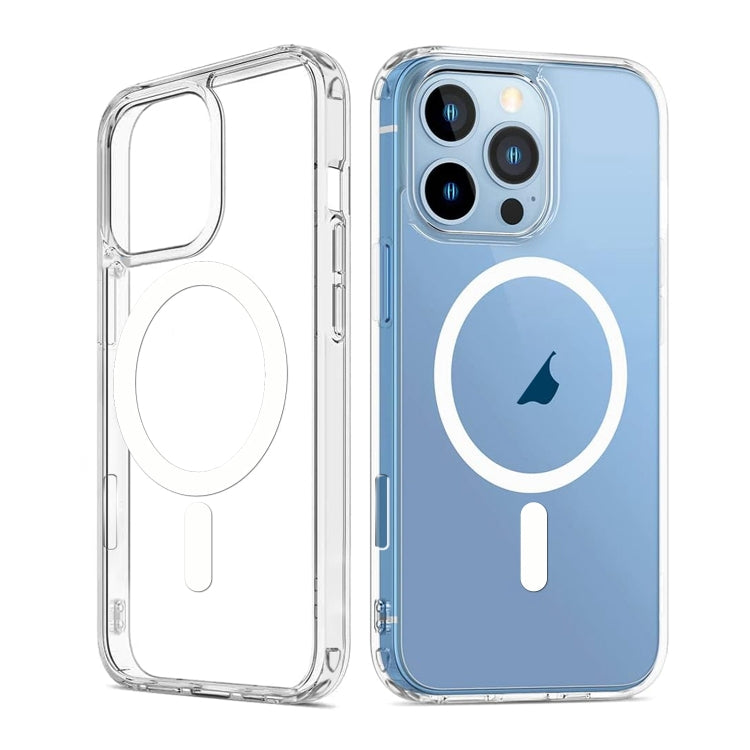 For iPhone 14 Pro Max ViLi MAG-C Series MagSafe Magnetic PC + TPU Phone Case - Transparent